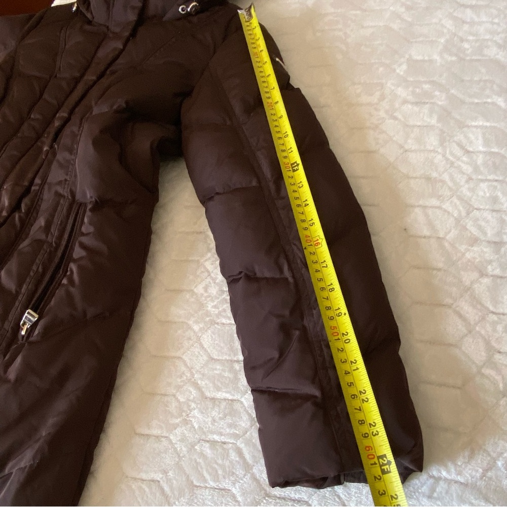 Calvin Klein Down Brown Jacket Women’s Sise S - Picture 12 of 16